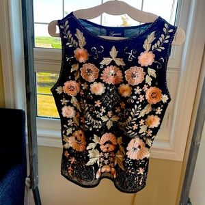 Frank Lyman embroidered blouse